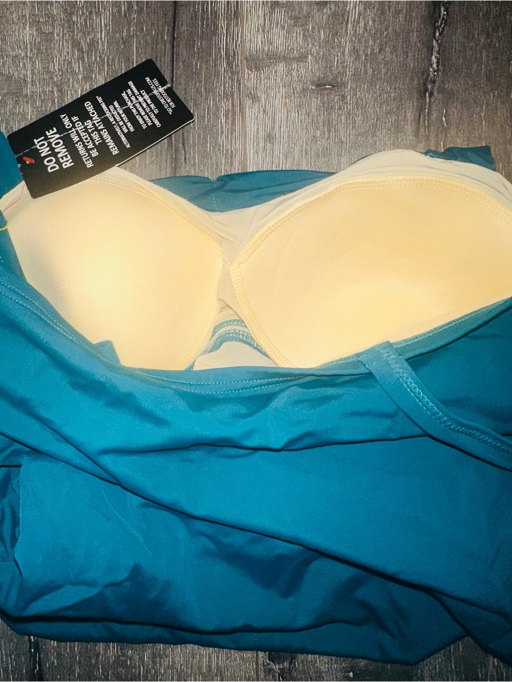 Swimsuits for All Woman’s Teal One-Piece Swimsuit with Ruching - Picture 8 of 8